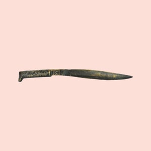Leonidas Sword, Xiphos - 540-480 BC - Legendary king of Sparta - Battle of Thermopylae - 300 - Small - Bronze