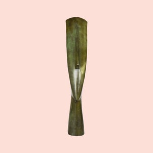 Cycladic Figurine - Female Bust - Highly stylized with only the most general and prominent body features represented - Bronze