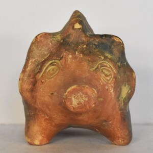 Idol of a Wild Pig Mycenaean, 1100 BC Emblem of Courage and Ferocity Miniature Replica Ceramic Artifact image 4