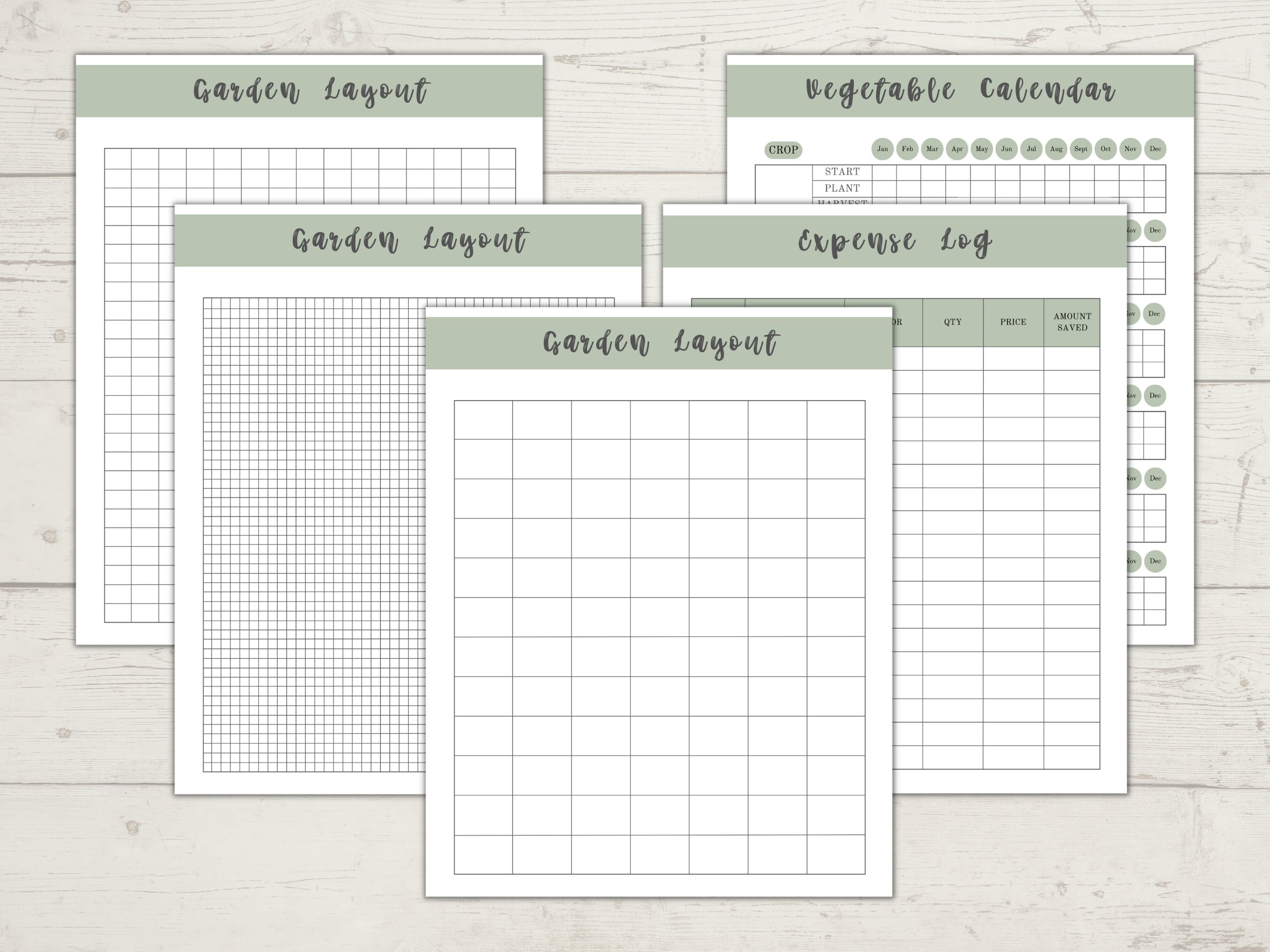 Garden Planner Printable Garden Journal - Etsy UK