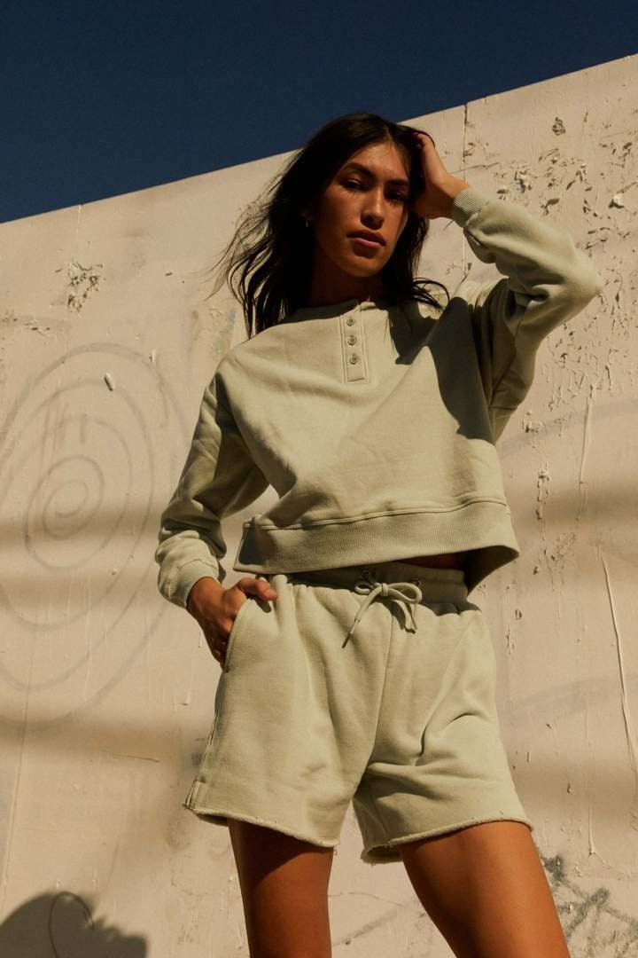 Seafoam Sweat Shorts Sweat Shorts 