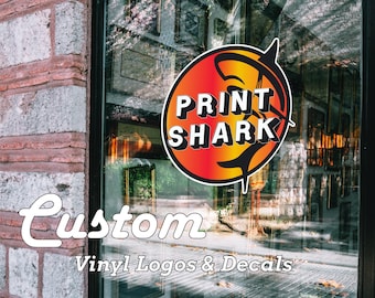 PREMIUM Full Color Custom Printed Logo Decal- Decal for Business- Custom Color Sticker for Store- Logo Decal for Car- Vehicle Graphics