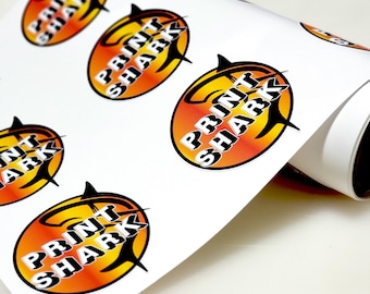 PREMIUM Stickers on a roll - Print your logo - UV Protected - Waterproof - Vinyl Stickers - Labels on a Roll