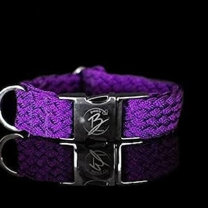 Purple Metallic Braided Dog Collar | Spring Fashion Collar | Adjustable Collar| Puppy Collar | Stylish Collar | Dog Collar |Pink Dog Collar!