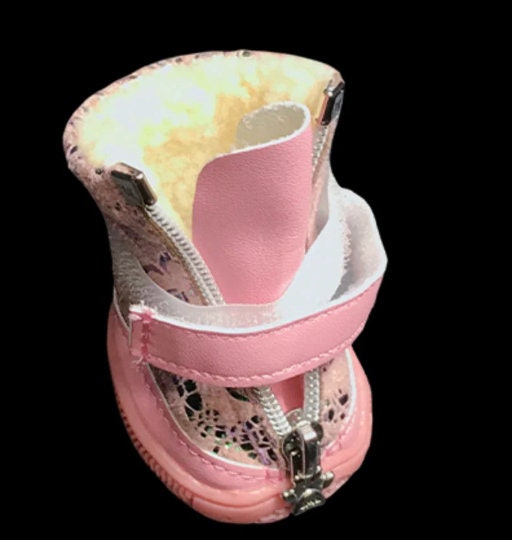 Dog Boots That Stay ON Waterproof Dog Boots Pink Dog Shoes Etsy
