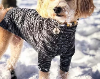 Warm Dog Sweater for Winter | Soft Knitted Puppy Pullover, XXS-XXL Small to Large Dogs