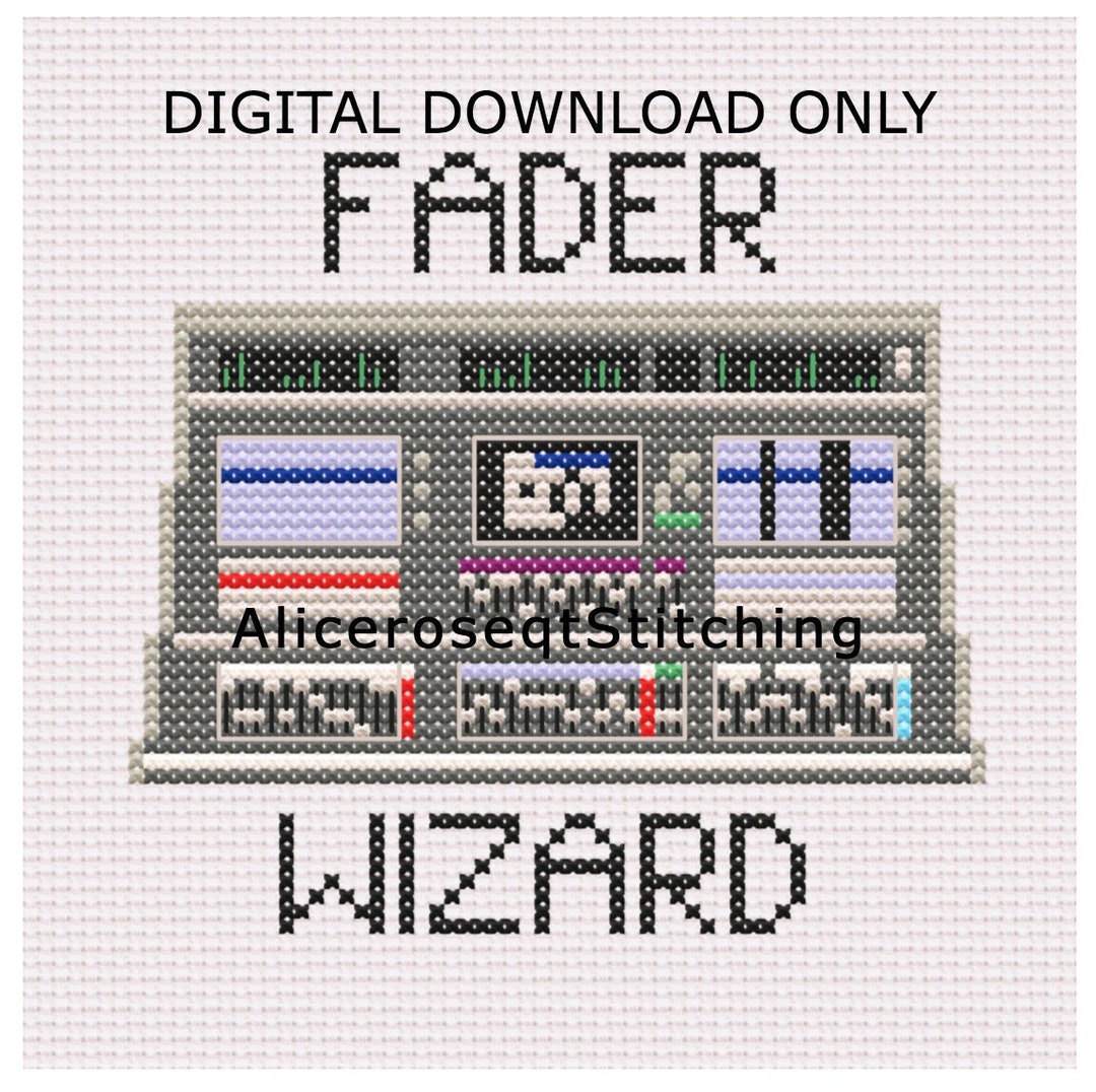 SD7 Fader Wizard Cross Stitch Pattern *DIGITAL DOWNLOAD ONLY* - Etsy