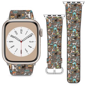 Variedade de temas de cães para pulseira Apple Watch iWatch para séries SE 9 8 7 6 5 4 3 2 1 Ultra, 38 mm 40 mm 41 mm 42 mm 44 mm 45 mm 49 mm