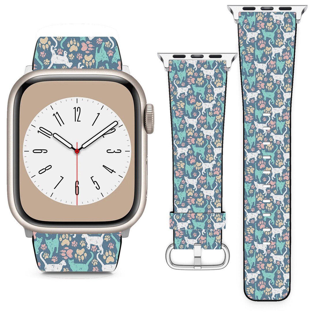 Cat Paw Print for Apple Watch Band Iwatch Strap for Series SE 8 7 6 5 4 ...