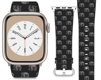 Casetify Elephant Print Apple Watch Band 42mm Matte Silver Buckle Apple Watch Bands – CASETiFY main image 2