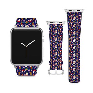 Holiday Gingerbread Man Apple Watch Band Strap Handmade / Sizes 38mm/40mm/41mm/42mm/44mm/45mm/49mm / For Series SE 8 7 6 5 4 3 2 1 Ultra