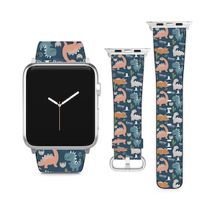 Cute Dinosaur Kids For Apple Watch Band iWatch Strap For Series SE 8 7 6 5 4 3 2 1 Ultra, 38mm 40mm 41mm 42mm 44mm 45mm 49mm