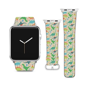 Colorful Kids Dinosaur For Apple Watch Band iWatch Strap For Series SE 9 8 7 6 5 4 3 2 1 Ultra, 38mm 40mm 41mm 42mm 44mm 45mm 49mm
