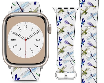 Design exotique libellule pour Apple Watch Bracelet iWatch pour série SE 9 8 7 6 5 4 3 2 1 Ultra, 38 mm 40 mm 41 mm 42 mm 44 mm 45 mm 49 mm