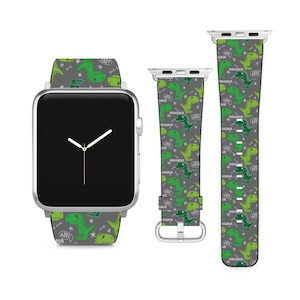 Cute T-Rex Dinosaur Design For Apple Watch Band iWatch Strap For Series SE 9 8 7 6 5 4 3 2 1 Ultra, 38mm 40mm 41mm 42mm 44mm 45mm 49mm