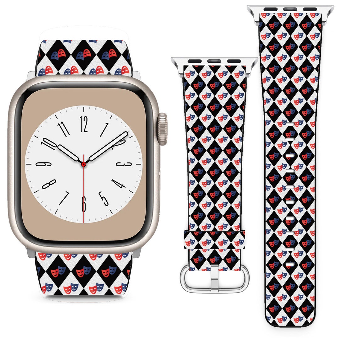 Funny Sad Theater Mask for Apple Watch Band Iwatch Strap for Etsy