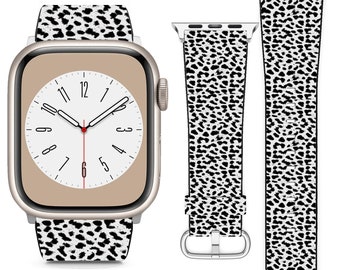 Leopard Cheetah Pattern For Apple Watch Band iWatch Strap For Series SE 9 8 7 6 5 4 3 2 1 Ultra, 38mm 40mm 41mm 42mm 44mm 45mm 49mm