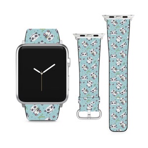 Cute Funny Panda Print, Apple Watch Band (38mm / 40mm / 41mm