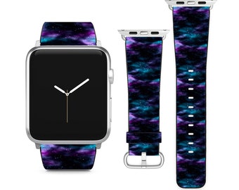 Nebula Dark Space Galaxy For Apple Watch Band iWatch Strap For Series SE 9 8 7 6 5 4 3 2 1 Ultra, 38mm 40mm 41mm 42mm 44mm 45mm 49mm