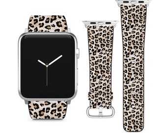 Modern Leopard Pattern For Apple Watch Band iWatch Strap For Series SE 9 8 7 6 5 4 3 2 1 Ultra, 38mm 40mm 41mm 42mm 44mm 45mm 49mm