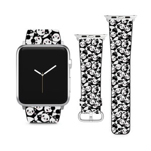 Cute Funny Panda Print, Apple Watch Band (38mm / 40mm / 41mm