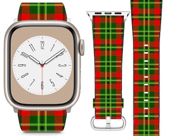 Tartan Plaid Pattern For Apple Watch Band iWatch Strap For Series SE 9 8 7 6 5 4 3 2 1 Ultra, 38mm 40mm 41mm 42mm 44mm 45mm 49mm