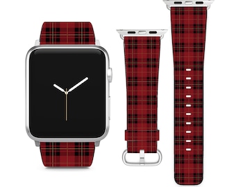 Scottish Tartan Plaid For Apple Watch Band iWatch Strap For Series SE 8 7 6 5 4 3 2 1 Ultra, 38mm 40mm 41mm 42mm 44mm 45mm 49mm