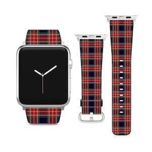 Traditional Tartan Plaid For Apple Watch Band iWatch Strap For Series SE 9 8 7 6 5 4 3 2 1 Ultra, 38mm 40mm 41mm 42mm 44mm 45mm 49mm