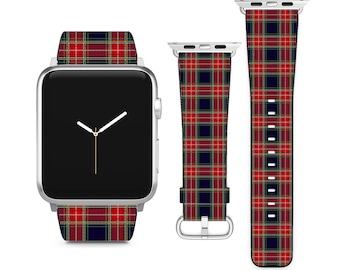 Traditional Tartan Plaid For Apple Watch Band iWatch Strap For Series SE 9 8 7 6 5 4 3 2 1 Ultra, 38mm 40mm 41mm 42mm 44mm 45mm 49mm