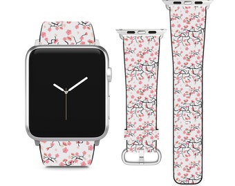 Sakura Cherry Blossom Print, Apple Watch Band (38mm / 40mm / 41mm