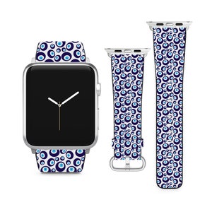 Turkish Eye Pattern For Apple Watch Band iWatch Strap For Series SE 9 8 7 6 5 4 3 2 1 Ultra, 38mm 40mm 41mm 42mm 44mm 45mm 49mm
