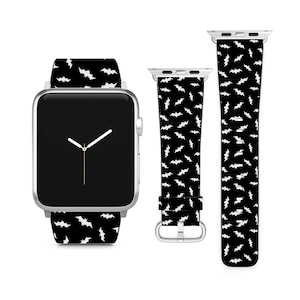 Bats Nocturnal Animal For Apple Watch Band iWatch Strap For Series SE 9 8 7 6 5 4 3 2 1 Ultra, 38mm 40mm 41mm 42mm 44mm 45mm 49mm