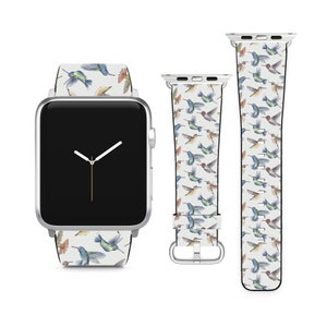 Aquarel kolibrie voor Apple Watch-band iWatch-band voor serie SE 9 8 7 6 5 4 3 2 1 Ultra, 38 mm 40 mm 41 mm 42 mm 44 mm 45 mm 49 mm