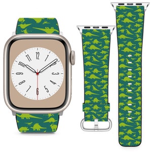 Dinosaur Theme For Apple Watch Band iWatch Strap For Series SE 9 8 7 6 5 4 3 2 1 Ultra, 38mm 40mm 41mm 42mm 44mm 45mm 49mm