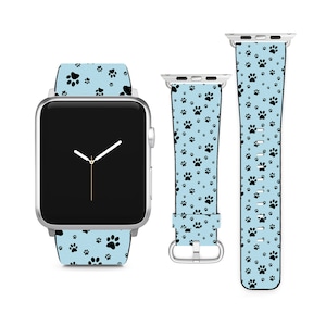 Animal Paws Pattern For Apple Watch Band iWatch Strap For Series SE 8 7 6 5 4 3 2 1 Ultra, 38mm 40mm 41mm 42mm 44mm 45mm 49mm
