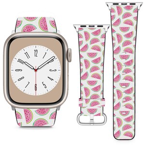 Delicious Watermelon Theme For Apple Watch Band iWatch Strap For Series SE 8 7 6 5 4 3 2 1 Ultra, 38mm 40mm 41mm 42mm 44mm 45mm 49mm