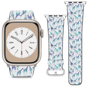 Giraffe Theme For Apple Watch Band iWatch Strap For Series SE 9 8 7 6 5 4 3 2 1 Ultra, 38mm 40mm 41mm 42mm 44mm 45mm 49mm