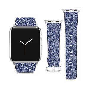 Paisley Design For Apple Watch Band iWatch Strap For Series SE 9 8 7 6 5 4 3 2 1 Ultra, 38mm 40mm 41mm 42mm 44mm 45mm 49mm