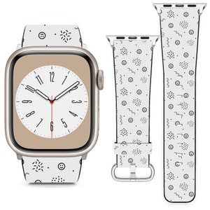 Smiley Face Design For Apple Watch Band iWatch Strap For Series SE 9 8 7 6 5 4 3 2 1 Ultra, 38mm 40mm 41mm 42mm 44mm 45mm 49mm