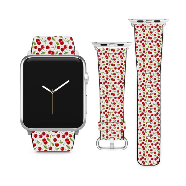 Cherry Design For Apple Watch Band iWatch Strap For Series SE 9 8 7 6 5 4 3 2 1 Ultra, 38mm 40mm 41mm 42mm 44mm 45mm 49mm