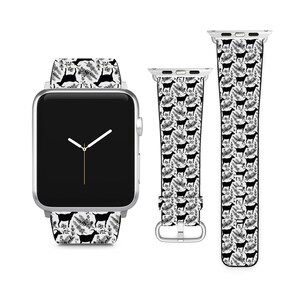 Black Goat Theme For Apple Watch Band iWatch Strap For Series SE 9 8 7 6 5 4 3 2 1 Ultra, 38mm 40mm 41mm 42mm 44mm 45mm 49mm