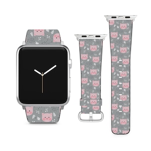 Niedliche Schwein Schweinchen Für Apple Uhrenarmband iWatch Strap Für Serie SE 9 8 7 6 5 4 3 2 1 Ultra, 38 mm 40 mm 41 mm 42 mm 44 mm 45 mm 49 mm