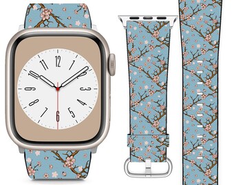 Sakura Cherry Blossom Print, Apple Watch Band (38mm / 40mm / 41mm