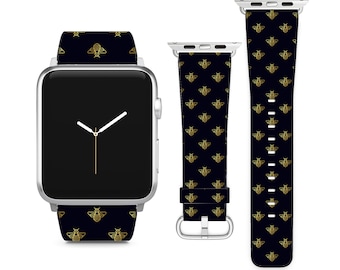 Bumble Bee Design For Apple Watch Band iWatch Strap For Series SE 9 8 7 6 5 4 3 2 1 Ultra, 38mm 40mm 41mm 42mm 44mm 45mm 49mm