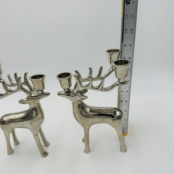 Reindeer Candelabra Etsy