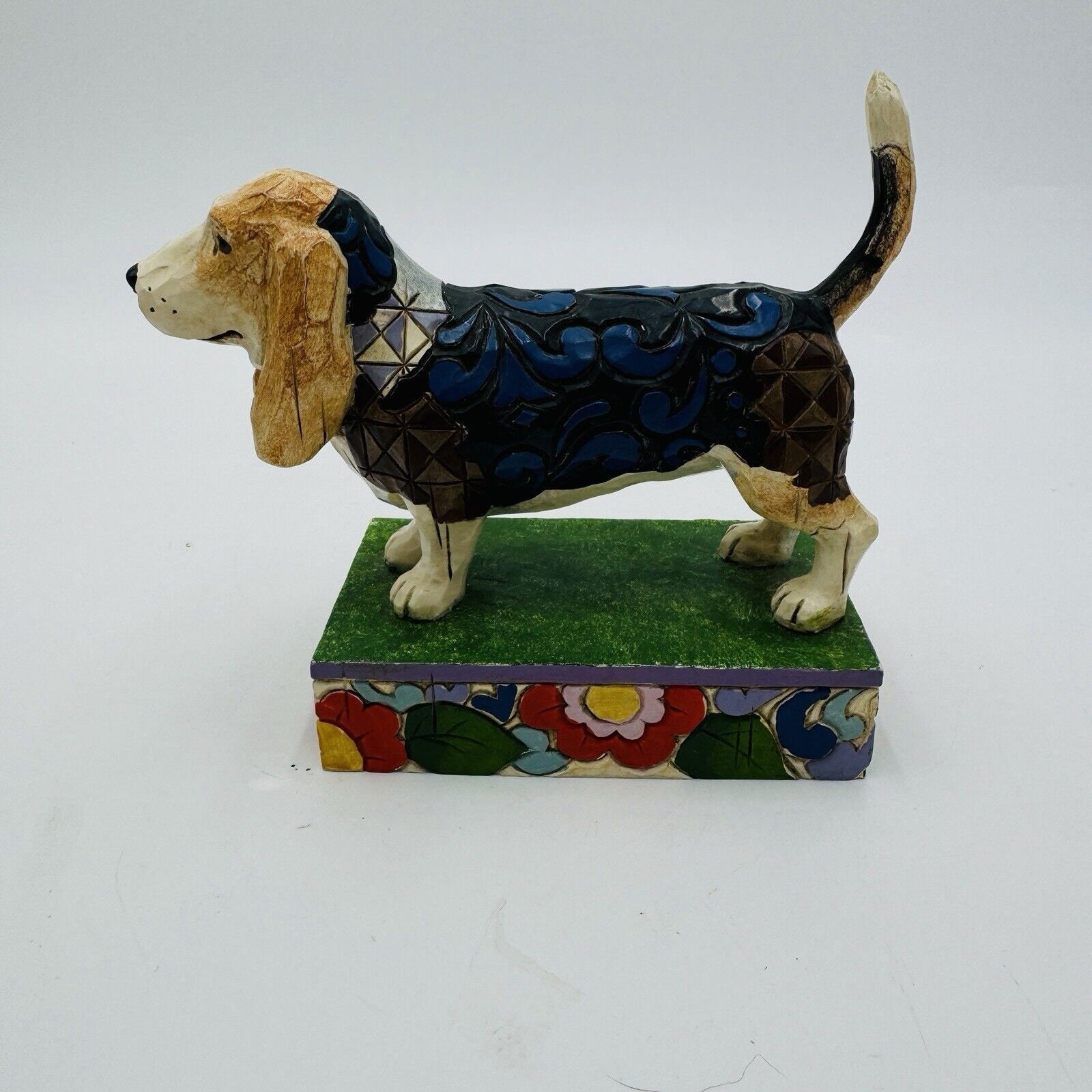 Jim Shore Heartwood Creek Basset Hound Dog Figurine Jethro RARE - Etsy