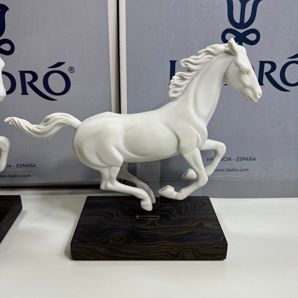 Lladro Galloping Horses III and IV Lladro Spain Sculptures Etsy