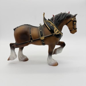 Budweiser Clydesdale Figurine - Etsy