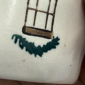 Anthropologie Cozy Home Red Village Rooftop Lid Christmas Coffee Tea Mug Rare image 14