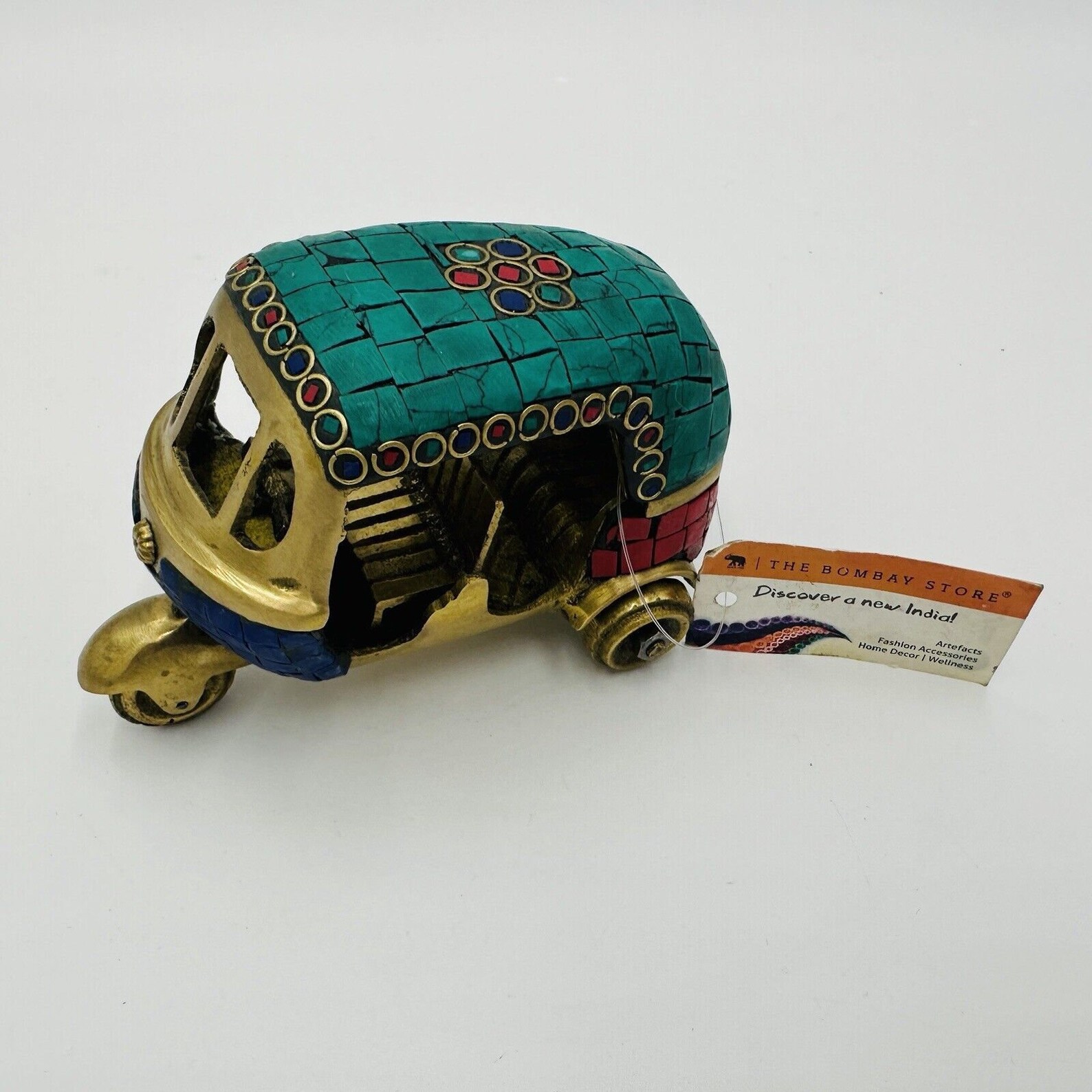 Brass Auto Rickshaw Indian Handicraft Collectible Decor Bombay Store ...